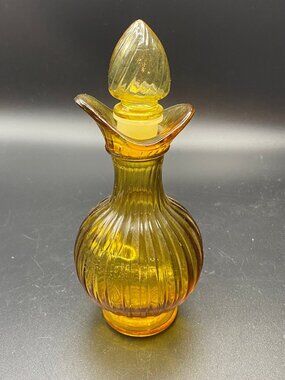 Avon Amber Cruet with Stopper